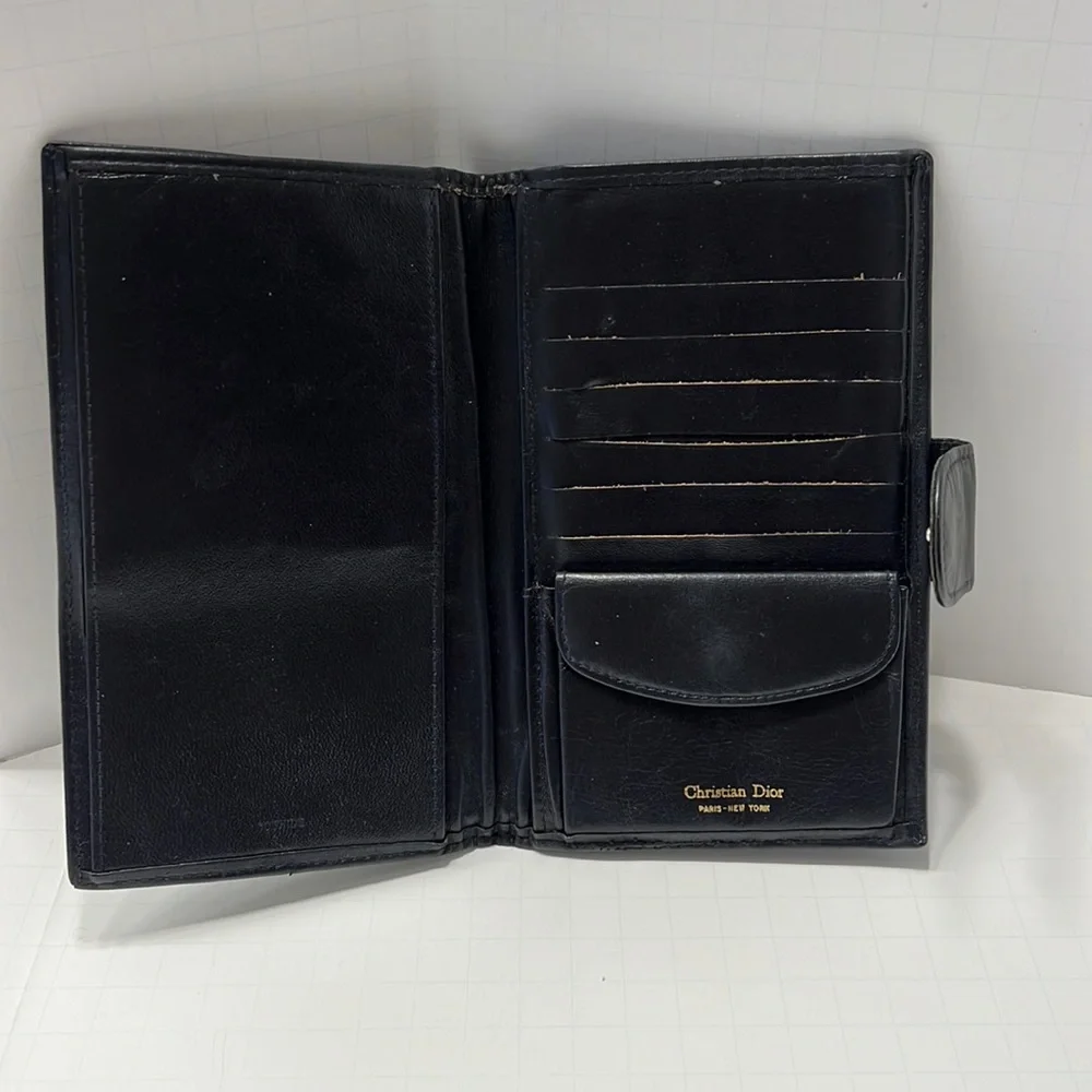 Christian Dior Vintage Oblique Trotter Wallet